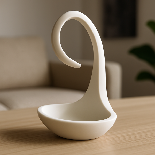 Minimalist Curve Bowl Sculpture STL – Modern Decorative Art | 3D Printable File