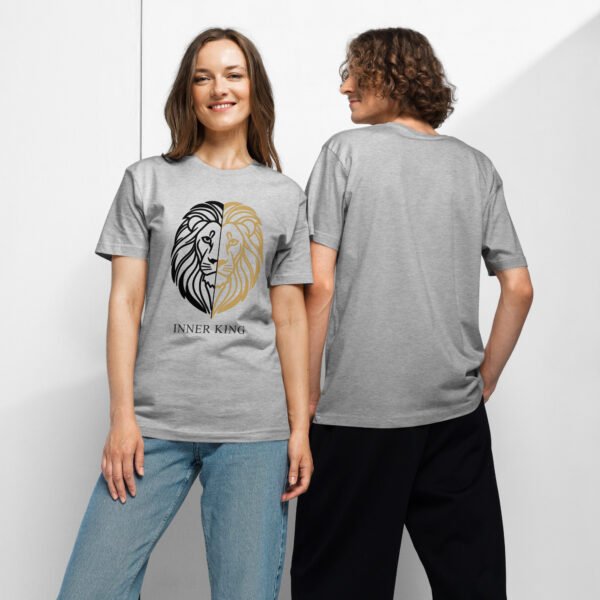 Inner King T-Shirt – Minimalist Golden Lion Strength & Leadership Design